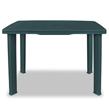 vidaXL Tavolo da Giardino 126x76x72 cm in Plastica Antracite Tavolino Tavola