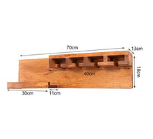 Wine Rack, Wine Rack 3 Bottiglie solido legno for il vino Rack a parete Bottiglia di vino Holder calice della mensola del supporto Fiore cremagliera del banco WTZ012