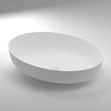 SCHWAN SPA - Lavabo da appoggio, modello Monaco, 565 x 425 x 125 mm, colore: Bianco opaco