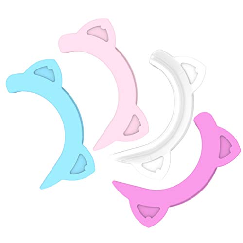 MILISTEN Fodera per L'orecchio Gancio per L'orecchio Gancio Coperchio per La Bocca Passanti per L'orecchio Fibbie Impugnature Posteriori Cordoncino per Alleviare Il Dolore 4 Paia (Colore Casuale)