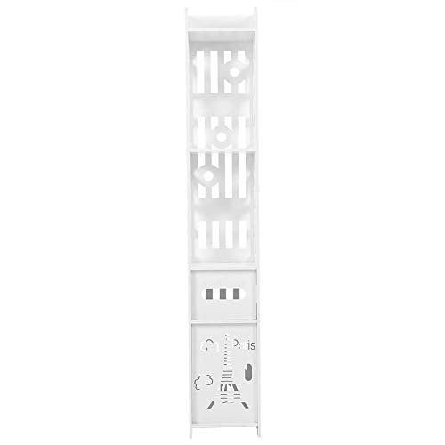 YXZQ Scaffale, mobiletto del Bagno, Mobile Bagno Alto Mobile Bagno Stretto Bagno Alto Torre Armadio tallboy Armadio ad Angolo in Legno Mobile Contenitore da Bagno Indipendente Organizzatore