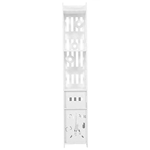 YXZQ Scaffale, mobiletto del Bagno, Mobile Bagno Alto Mobile Bagno Stretto Bagno Alto Torre Armadio tallboy Armadio ad Angolo in Legno Mobile Contenitore da Bagno Indipendente Organizzatore