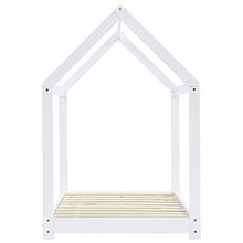 FAMIROSA Giroletto per Bambini Bianco in Massello di Pino 80x160 cm-3350