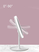 Specchio Luminoso A Led Specchio Per Il Trucco Specchio Cosmetico Per Studenti Dormitorio Pieghevole Portatile Da Tavolo Per Desktop Specchio Di Bellezza ， Adatto Per Viaggi Da Bagno Doccia Da Casa