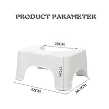 H·Aimee Squatty Step WC Sgabello Bagno vasino Squat Aiuto per stitichezza Sollievo vasino aiutante vasino WC squatty Bagno Squat Assistente Passo Bagno