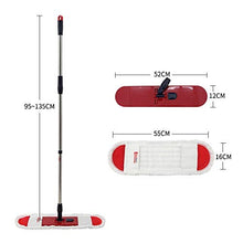 SSAYY Spray Mop Scopa Rotante Telescopica da Pavimento per Attrezzi East Cleaning con Asciugamano in Panno di Cotone per La Pulizia del Soggiorno della Cucina del Piano Casa