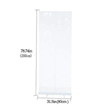 Pannello Separatore in Piedi Plastica, Banner Trasparente Roll Up con Resistente E Impermeabile per Parrucchiere di Un Negozio D'ufficio, Facile da Installare (Size : 60x160cm)