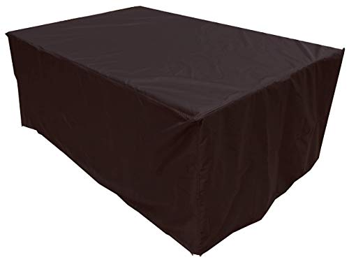 Mutmi Copertura acquisto Pirate mobili da Giardino Premio Copertura Tavolo e Sedia 120x80x70 cm Polvere Patio Coperto Impermeabile 600D Nero