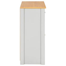 vidaXL Credenza Pratica Raffinata Moderna Accattivante Spaziosa Durevole Funzionale Madia Buffet Armadietto Vetrinetta Mobiletto Dispensa Grigia