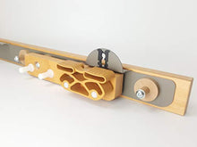 viglietti Coppia PZ 2 Perni in Nylon Teflon per Supporto ammortizzatori innesti doghe in Legno