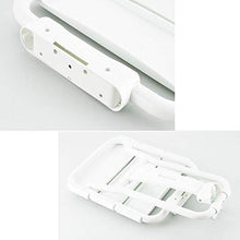 CLJ-LJ Pieghevole Parete Sgabelli Doccia, Anziani/disabili Anti-Slip Doccia Sedile Sgabello con i Piedini Sgabello in Bianco Bagno Sgabello, Bagno