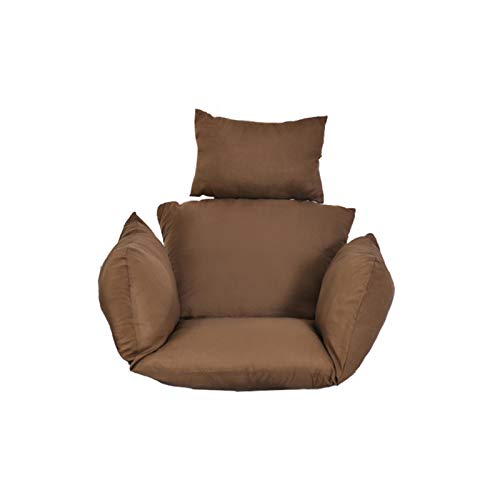 Zhiding Cuscino per Sedia Amaca, Sedia in Rattan Cuscino, Dondolo Sospesa, Cuscini per sedie Amaca Colori Multipli Cuscino per Sedile oscillante Schienale per Sedia sospesa con Cuscino