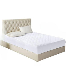 IMFAA Coprimaterasso trapuntato di protezione, extra profondo, non rumoroso, antibatterico, 50% cotone 50% poliestere Poliestere 100% poliestere Cotone, Single-40Cm Deep