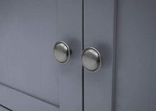 Mendler Arredo bagno mobile sottolavabo HWC-B63 MDF verniciato 30x60x60cm grigio