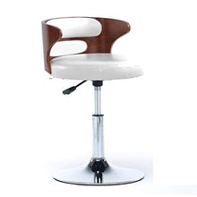 Sedia da Bar Girevole Seggiolone per La Casa Seggiolone Bar Girevole in Pelle retrò Leggero Sedia da Bar in Legno Massello (Color : C, Size : 63 * 40 * 40cm)