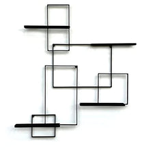 DanDiBo Scaffale Vini a Parete “Black Line” Supporto Bottiglie in Metallo 90 cm Scaffale a Parete Porta Bottiglie
