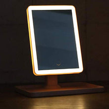 Specchio ingranditore, Specchio per il trucco semplice da tavolo Specchio oscurante per touch screen a doppia alimentazione HD con luci a LED Specchio decorativo da tavolo per bellezza, adatto a vari