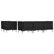 Festnight 5 pz Set di Divani Modulari Angolari Moderno in Tessuto Divano Moderno ad Angolo per 5 Persone Divano con Penisola Divano per Soggiorno con 5 Posti Disponibile in Tanti Colori Diversi