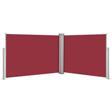 vidaXL - Tenda da sole laterale estensibile, 120 x 1000 cm, colore: Rosso