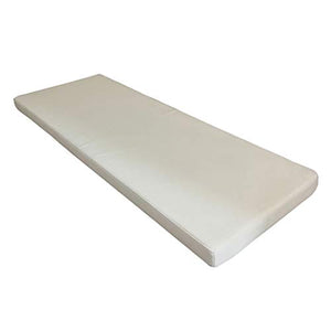 ZDSKSH Cuscino per Panche Lungo E Comodo per Sedili di Panche da Giardino Balcone Terrazza,Beige,180x35x5cm