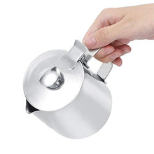 Rockyin 350ml in Acciaio Inox Latte Craft caffè Latte Che Schiuma Arte Brocca Brocca Mug Cup con Coperchio