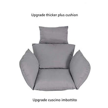 Cuscino per Sedia Sospesa a Dondolo Swing Singolo Cuscini Sdraio Imbottito Cuscino Lettino Divano Sofa , Giardino Interno Esterno Soggiorno Cortile Terrazzo (Vino rosso)