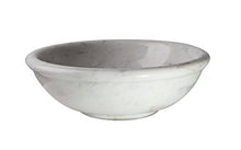 Grande per il bagnetto lavabo ciotola realizzata in marmo bianco con venature schöner, pezzo unico, misura: diametro 44,5 cm, H15cm, peso: 14 kg