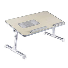 Tavoli da picnic Scrivania per laptop pieghevole semplice multifunzione con ventilatore di raffreddamento Sollevamento della tavola del letto del letto del letto del letto del computer della tavola de