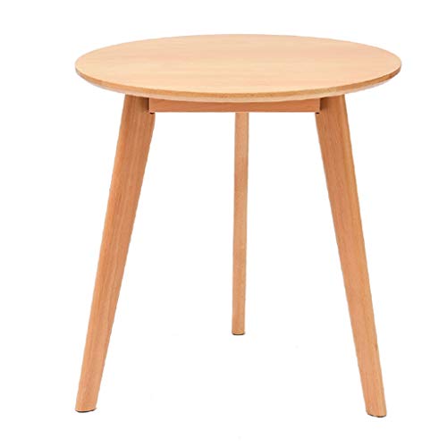 TONG HXF- Piccolo tavolino in Legno con mobili Decorati Soggiorno Balcone casa e Ufficio Tavolo Durevole (Size : Diameter 70*H71cm)