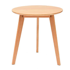 TONG HXF- Piccolo tavolino in Legno con mobili Decorati Soggiorno Balcone casa e Ufficio Tavolo Durevole (Size : Diameter 70*H71cm)