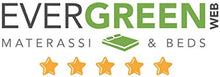 EVERGREENWEB Materasso singolo 80x190 in MEMORY FOAM & Waterfoam ORTOPEDICO alto 22 cm con Cuscino Letto GRATIS Lastra Massaggiante, Rivestimento Bianco SFODERABILE per Reti e Letti