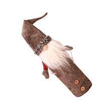 Amosfun Christmas Wine Bottle Cover Gnomes Wine Bottle Decorations Christmas Party Favors Supplies Gifts Grey