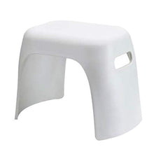 VOSAREA Antiscivolo in Plastica per Bambini Sgabello Sgabello per Bambini Sgabello di Plastica Spessa Sgabelli per Adulti Semplice Sgabello per Soggiorno Bagno Bianco