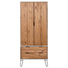 Armadio New York Range bianco legno di pino chiaro