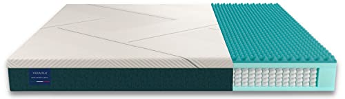 Materasso Matrimoniale a Molle Insacchettate 160x190 Ibrido Veradea, Altezza 25 cm con Rigidità Media, Dispositivo Medico Detraibile e Qualità Made in Italy