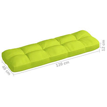 vidaXL Cuscini per Divano Pallet 5 pz Verde Brillante