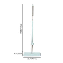 SSAYY Mop Mop Piatto Ultrasottile di Lavaggio A Mano Libera Mop Rotante Automatico da 360 Gradi per La Pulizia della Famiglia