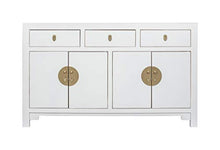 Fine Asianliving Credenza Cinese Bianca - Orientique Collezione L140xP35xA85cm Armadio Cinese Cassettiera cinese Armadi cinesi Mobili Asia orientale140 x 85 x 35
