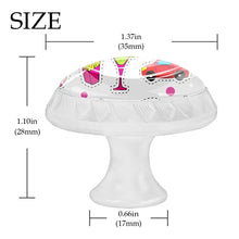 Maniglie per cassetti Manopole per cassetti Manopole rotonde Confezione da 4 per armadietto, cassetti, cassettiere, cassettiere ecc - Mano di badge patch di moda