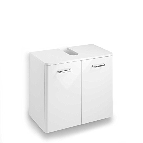Pelipal 359 Piolo Mobile sottolavabo, Legno, Bianco Lucido, 33,0 x 60,0 x 53,0 cm