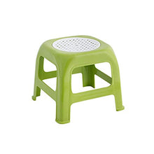 H-M-Shelf Sgabello Antiscivolo in plastica, Sgabello Che Cambia Scarpe, Sgabello per Il Bagno Addensato per la casa, Sgabello Basso, Sgabello Basso 29.6x29.6x26.7cm (Color : Green)