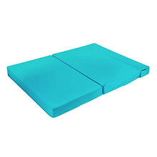 Zaffiro Turchese Letto Matrimoniale Z Pieghevole Divano Letto Letto Matrimoniale Futon Divano per Adulti e Bambini Materasso Pieghevole