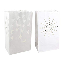 ARTFFEL Vola 20Pcs Candela Borsa Resistente alla Fiamma Lanterna Luce Hollow Borse Candela Sacchetti Tealight Sacchetti for la Festa Nuziale .Compleanno (Color : Style 1)