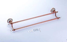 PYROJEWEL Bar Parete Rail Parete Rail Rack cremagliera Gancio di Rame Doppio Ciondolo Bagno Pole Bagno Rosa lingotto d'oro da Bagno mensola da Bagno