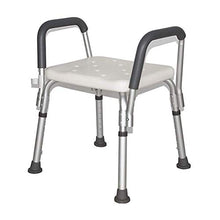 TANGIST Sedile Doccia da Bagno con Braccia, Sgabello per Sedia Vasca da Bagno Regolabile, Strumenti rapidi e Facili Assemblaggio Gratuito, Suggerimenti in Gomma Antiscivolo Prevenire Lo Scivolamento