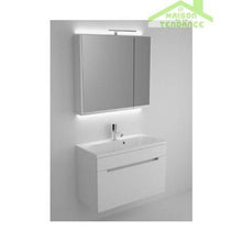 Insieme Mobile & lavabo Riho Enna Set 35 in legno laccato lucido 80 x 38 h 53,5 cm