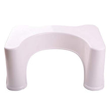 CHENJIAO Squatting Sgabello Folding @ Home Accovacciata Sgabello Bagno Squat Igienici Sgabello Compact Squatty-Potty Sgabello Sede Portatile for La Casa Bagno (Color : White)