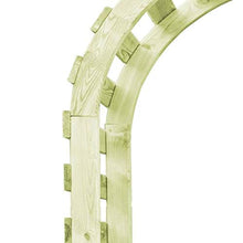 vidaXL Pergola da giardino in legno di pino impregnato 130x60x230 cm