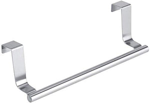 Porta asciugamani per bagno, cucina, mensola, cassetto, armadietto, mensola per asciugamani in acciaio inossidabile da appendere alla porta