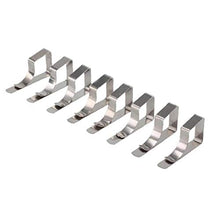 Lankater Clip 8pcs Tovaglia Metallo delle Spine Picnic Panno Pinza Rotonda Copertura Tovaglia Clip Stabili